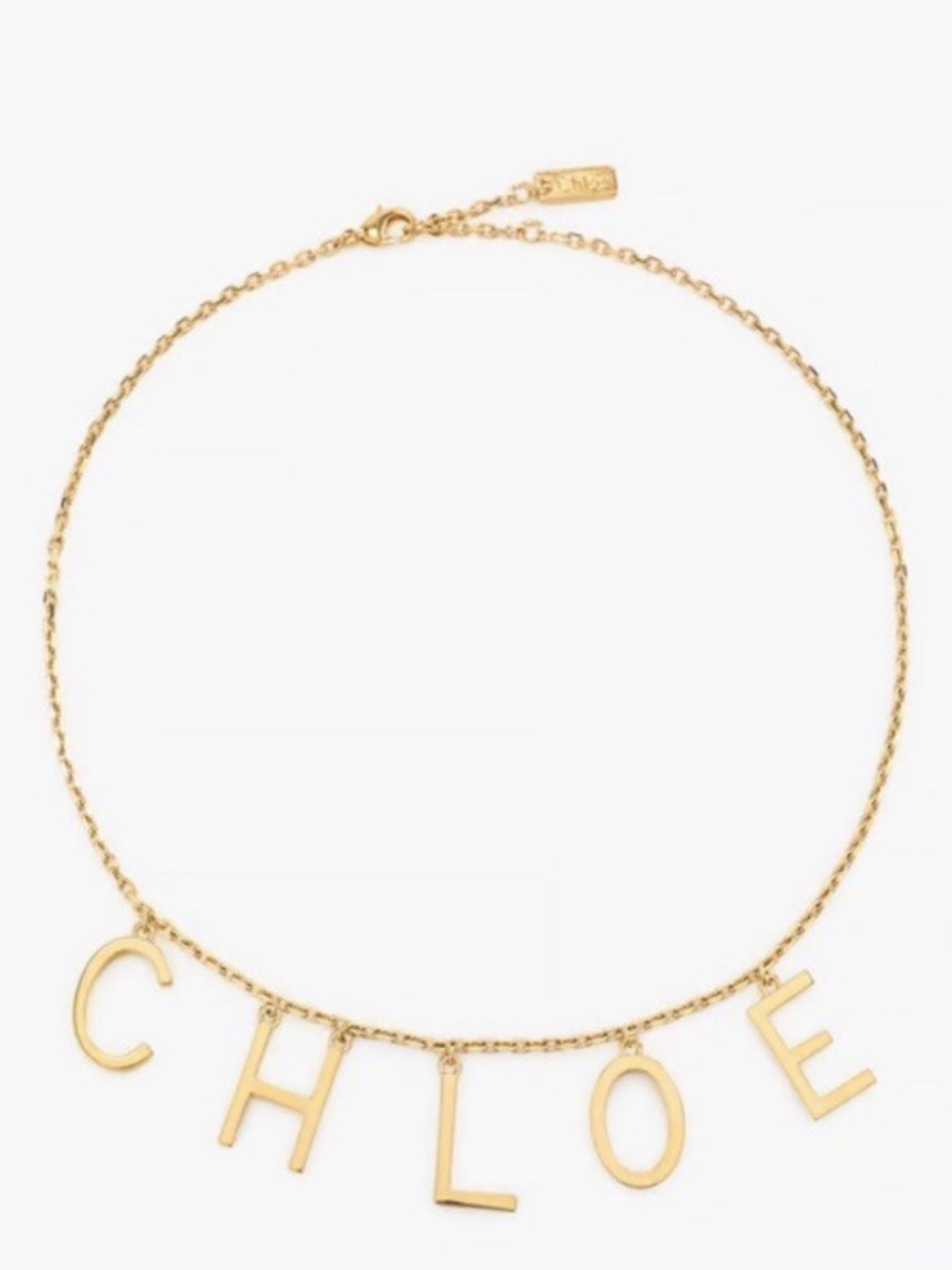 CHLOÉ THE CHLOÉ LETTERS NECKLACE Women's 100% Authentic NEW❤️